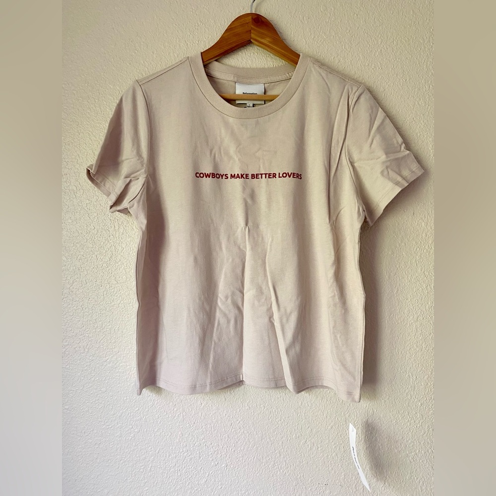 Reformation Cowboys Graphic Tee